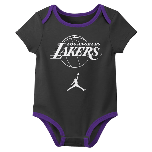 Customized LAL Basketball Jersey , Baby Rib Bodysuit Sizes V4