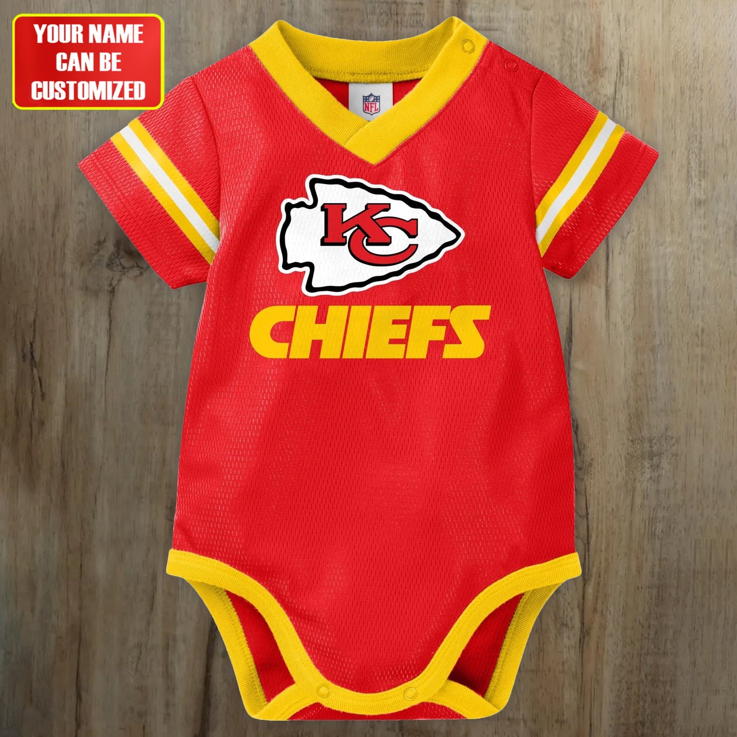 Customized KC Jersey , Baby Rib Bodysuit Sizes