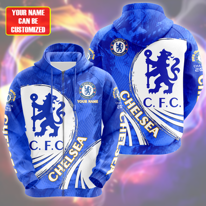 Personalized Chelsea Champions 3D All over Printed Hoodie and Sweatpants set