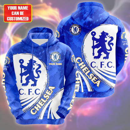 Personalized Chelsea Champions 3D All over Printed Hoodie and Sweatpants set