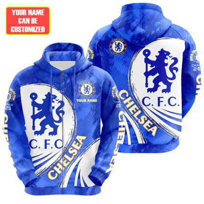 Personalized Chelsea Champions 3D All over Printed Hoodie and Sweatpants set