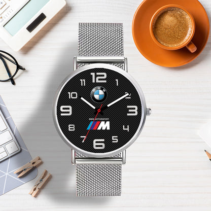 Personalized BW Motorsport Steel Watch Men Women