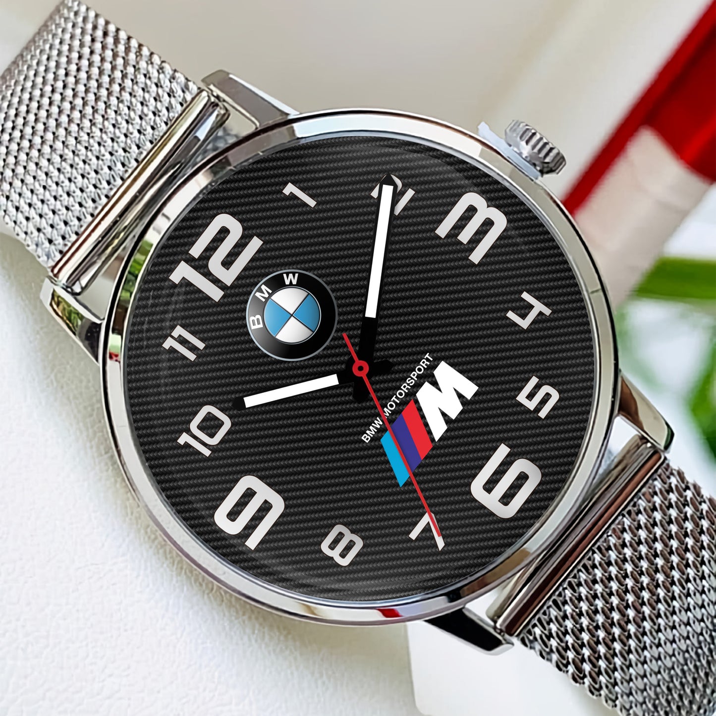 Personalized BW Motorsport Steel Watch Men Women