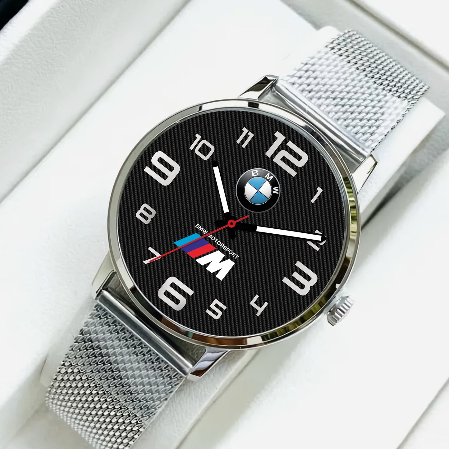 Personalized BW Motorsport Steel Watch Men Women
