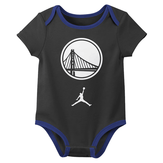 Customized GSW Basketball Jersey , Baby Rib Bodysuit Sizes V4