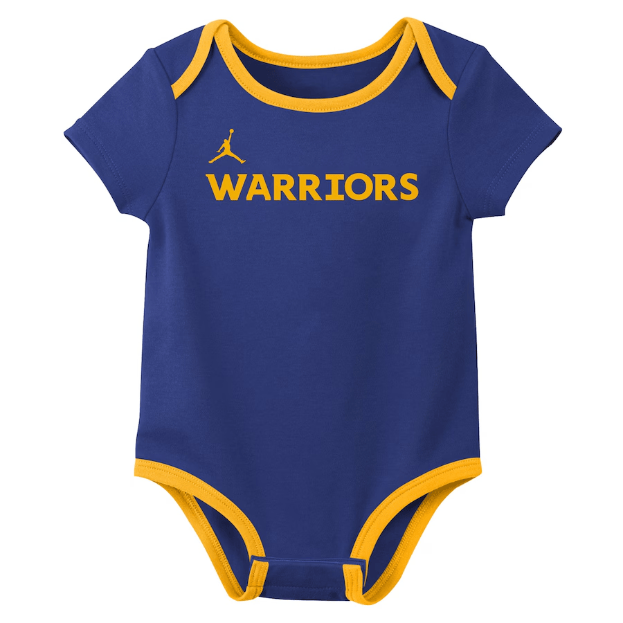 Customized GSW Basketball Jersey , Baby Rib Bodysuit Sizes V5