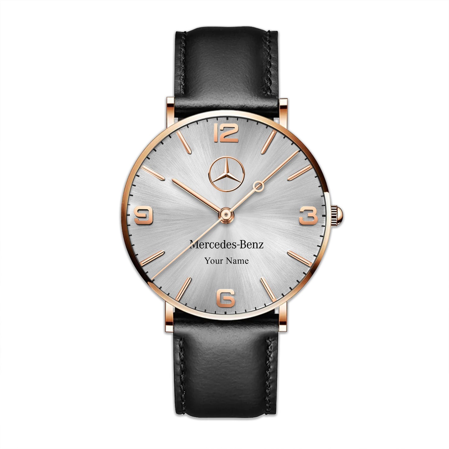 Personalized Merc CODE 11.59 Quartz Leather Watch Q280705