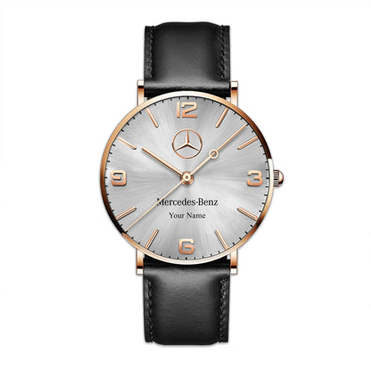 Personalized Merc CODE 11.59 Quartz Leather Watch Q280705