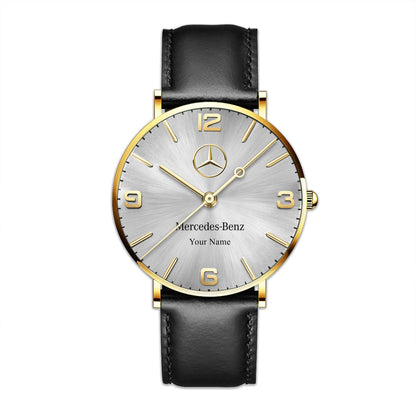 Personalized Merc CODE 11.59 Quartz Leather Watch Q280705