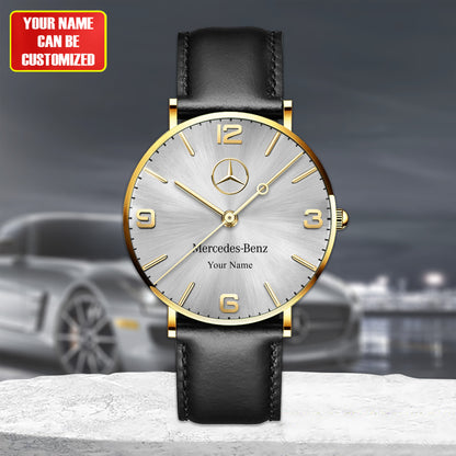 Personalized Merc CODE 11.59 Quartz Leather Watch Q280705