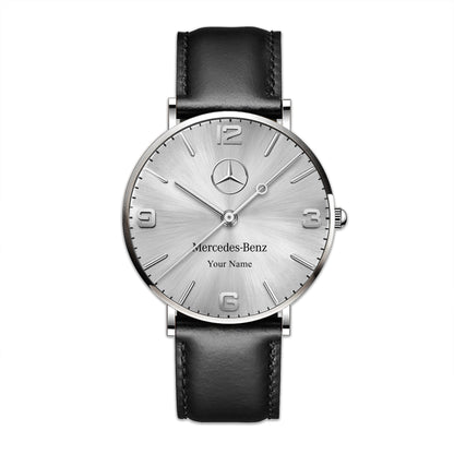 Personalized Merc CODE 11.59 Quartz Leather Watch Q280705