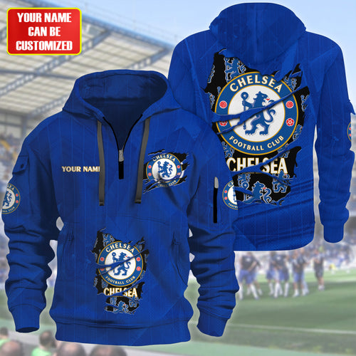 Personalized Chelsea Tear 3D Zip-Hoodie Cotton Jacket
