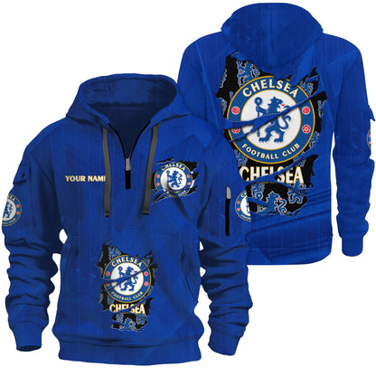 Personalized Chelsea Tear 3D Zip-Hoodie Cotton Jacket