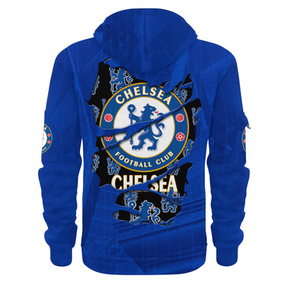 Personalized Chelsea Tear 3D Zip-Hoodie Cotton Jacket