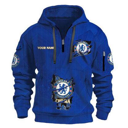 Personalized Chelsea Tear 3D Zip-Hoodie Cotton Jacket