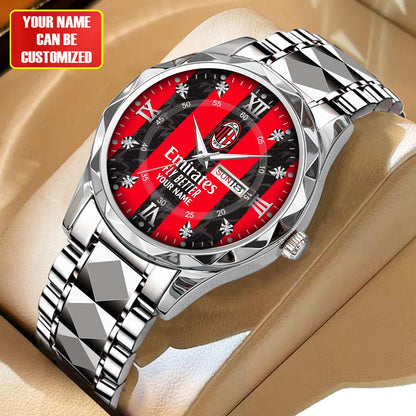 Personalized AC Milan Sport Alloy Charley Watch