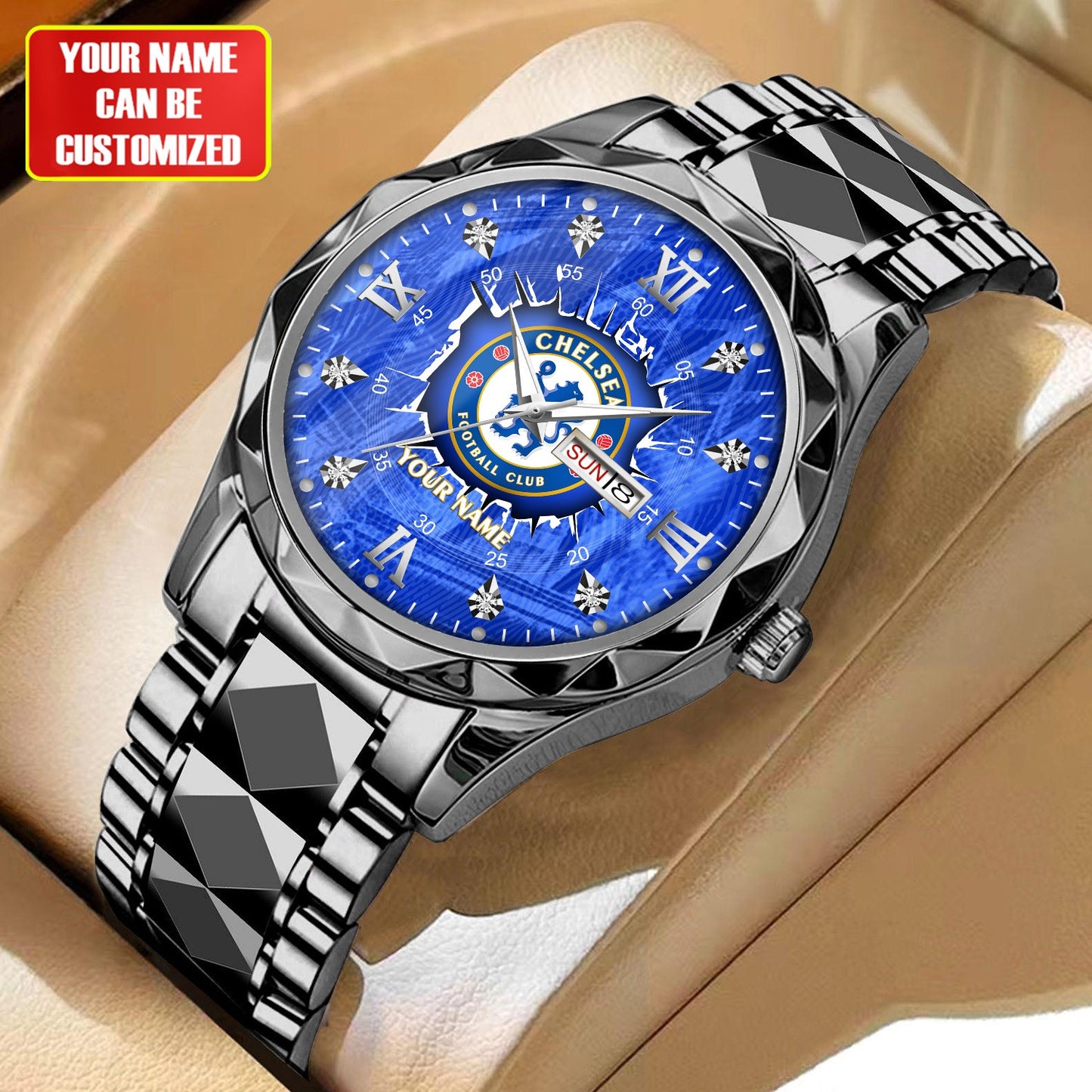 Personalized Chelsea Champions Alloy Charley Watch V2