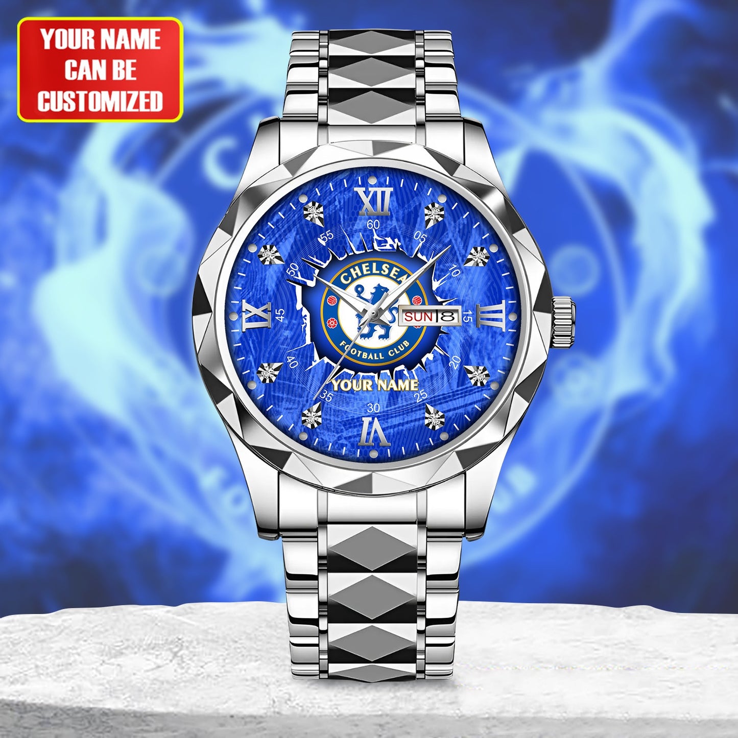 Personalized Chelsea Champions Alloy Charley Watch V2