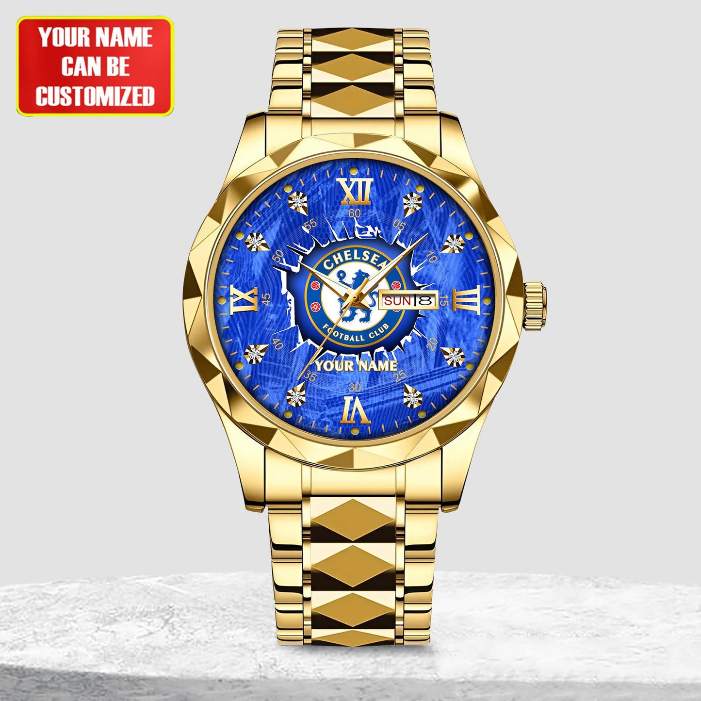 Personalized Chelsea Champions Alloy Charley Watch V2