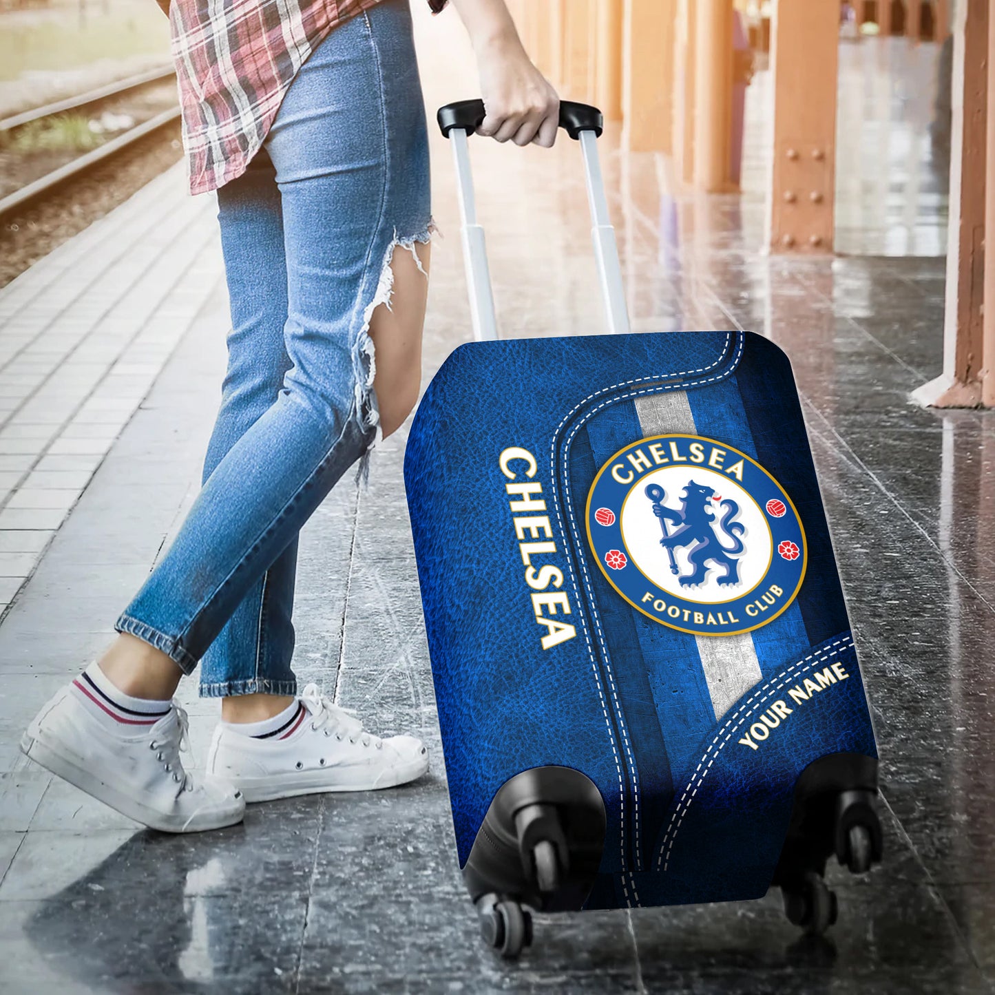 Personalized Chelsea Luggage Cover