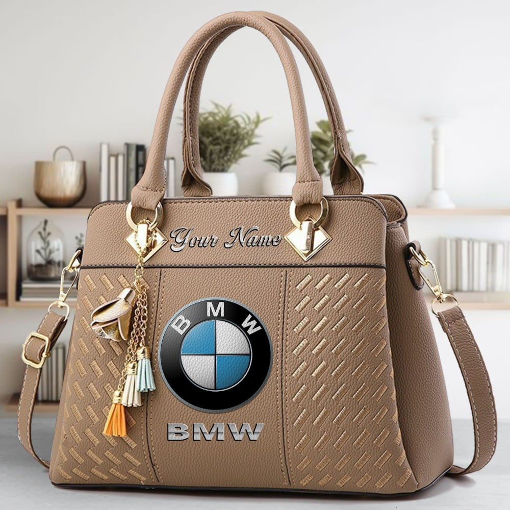 BW Custom Name Classic Leather Handbag