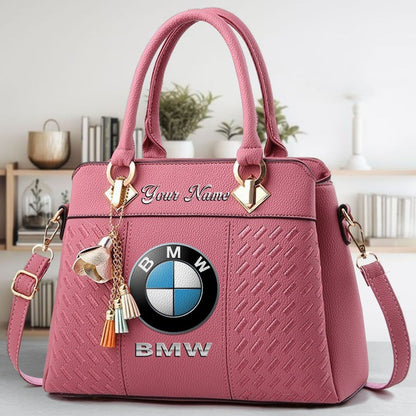 BW Custom Name Classic Leather Handbag