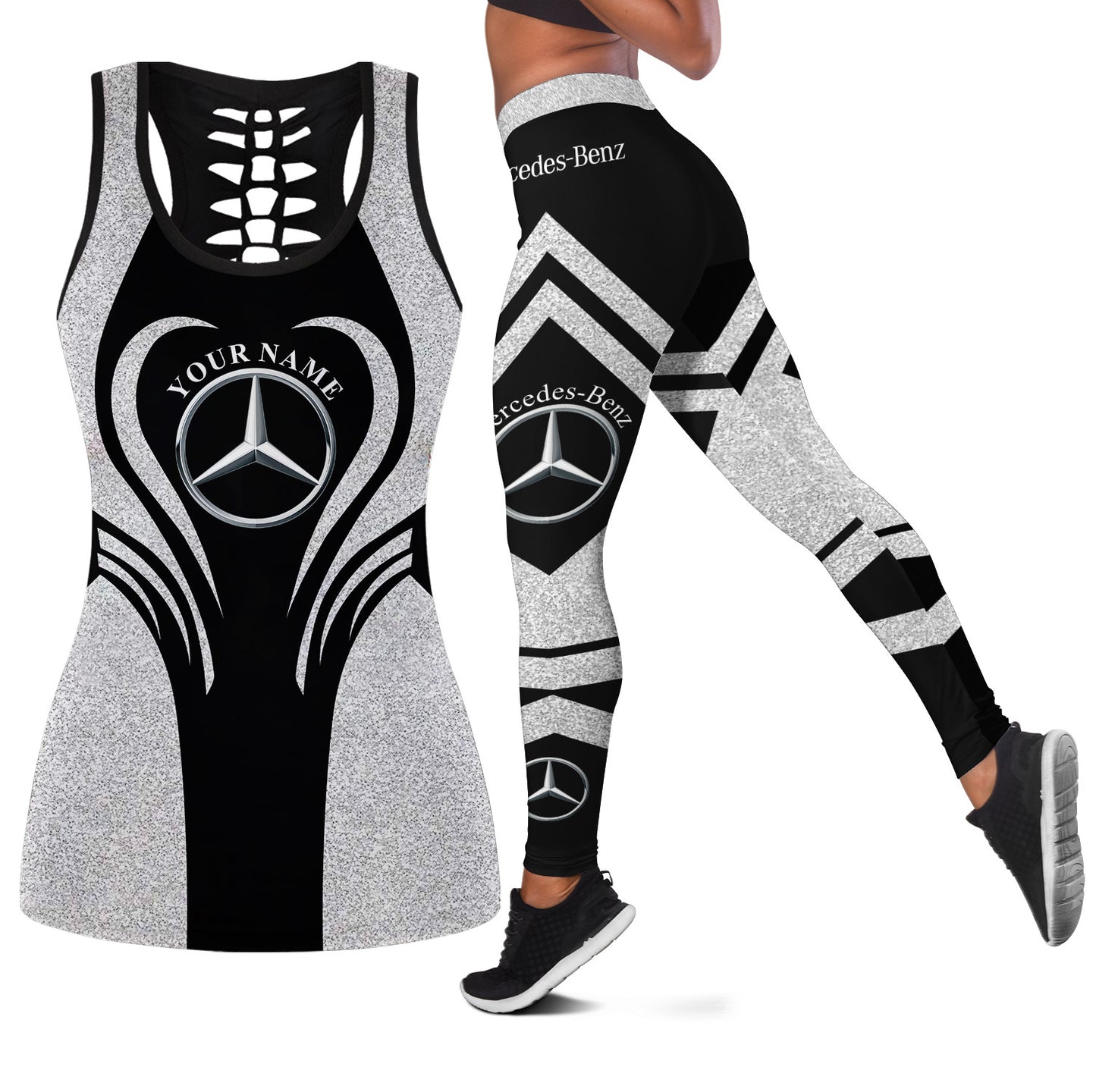 Personalized Merc Tank Top & Leggings Set