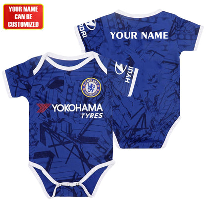Customized Chelsea Jersey , Baby Rib Bodysuit Sizes V2