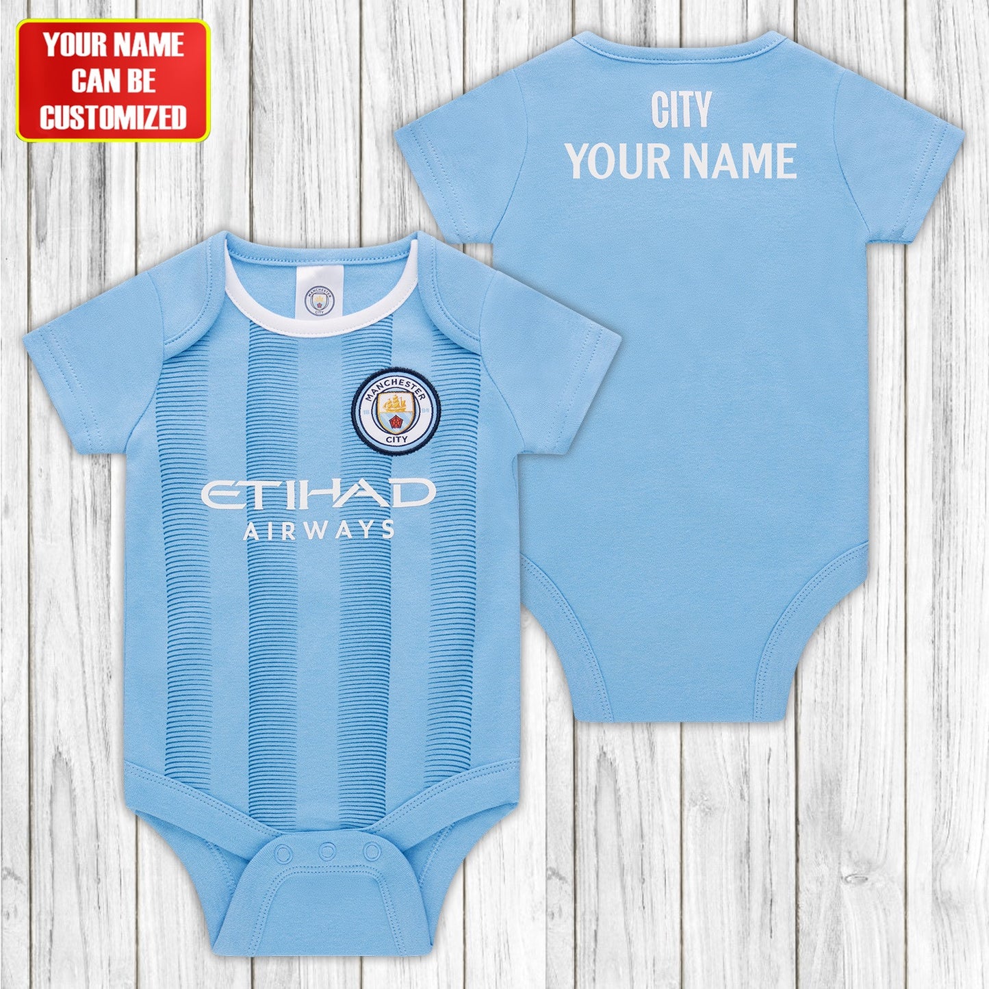 Customized Man City Jersey , Baby Rib Bodysuit Sizes