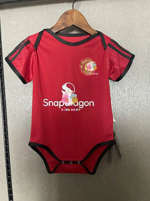 Customized Manchester United Jersey , Baby Rib Bodysuit Sizes V6