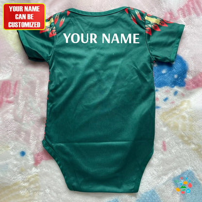 Customized Mexico Soccer Jersey , Baby Rib Bodysuit Sizes