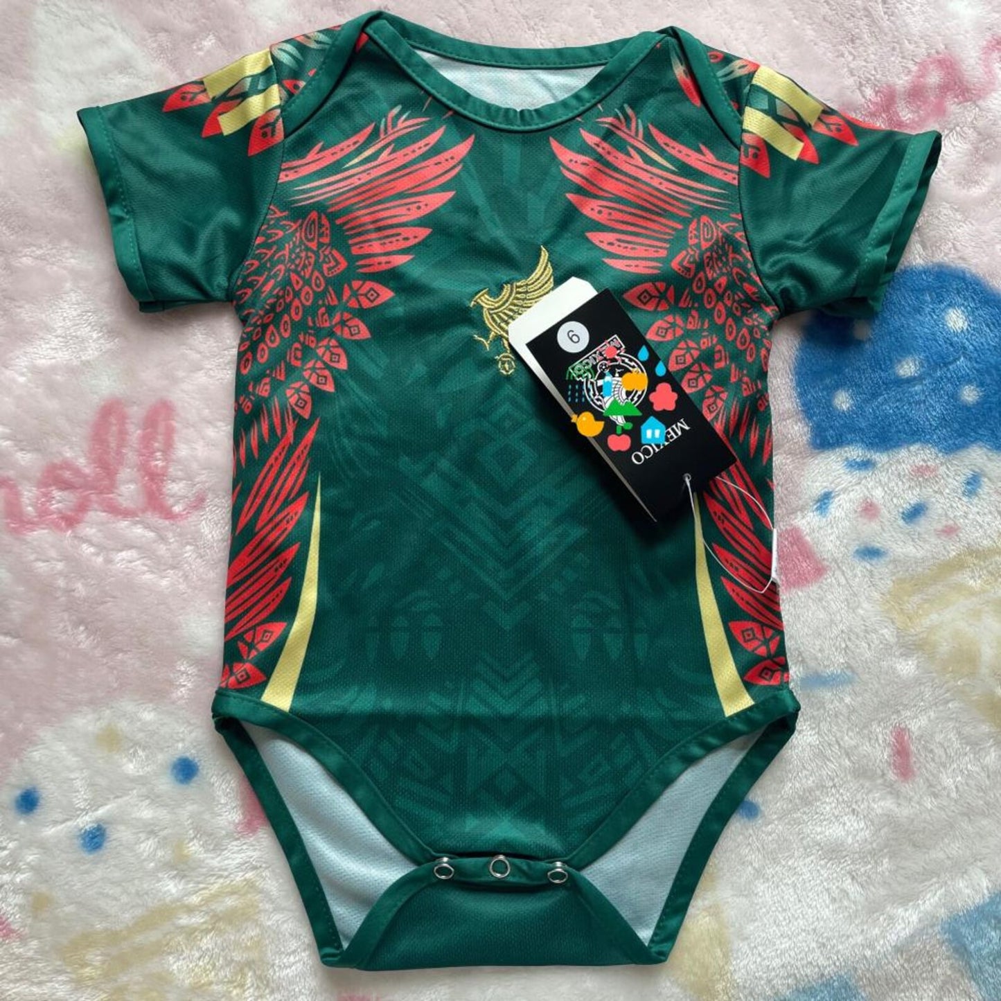 Customized Mexico Soccer Jersey , Baby Rib Bodysuit Sizes