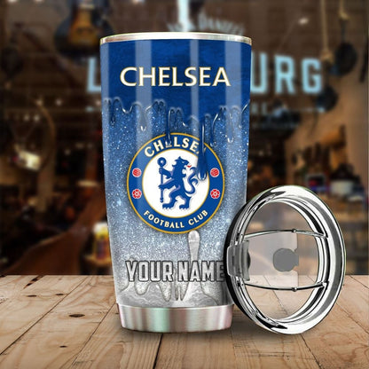 Personalized Chelsea CFC Stainless Tumbler 20oz 30oz Cup