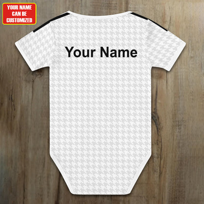 Customized Real Madrid Jersey , Baby Rib Bodysuit Sizes