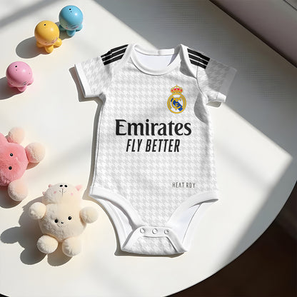 Customized Real Madrid Jersey , Baby Rib Bodysuit Sizes