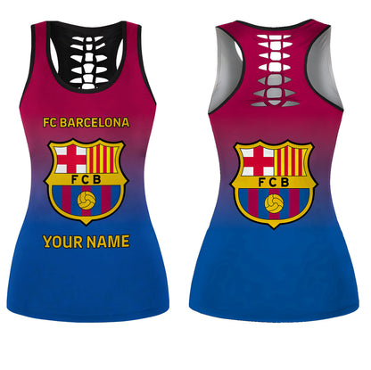 Personalized Barca Tank Top & Leggings Set
