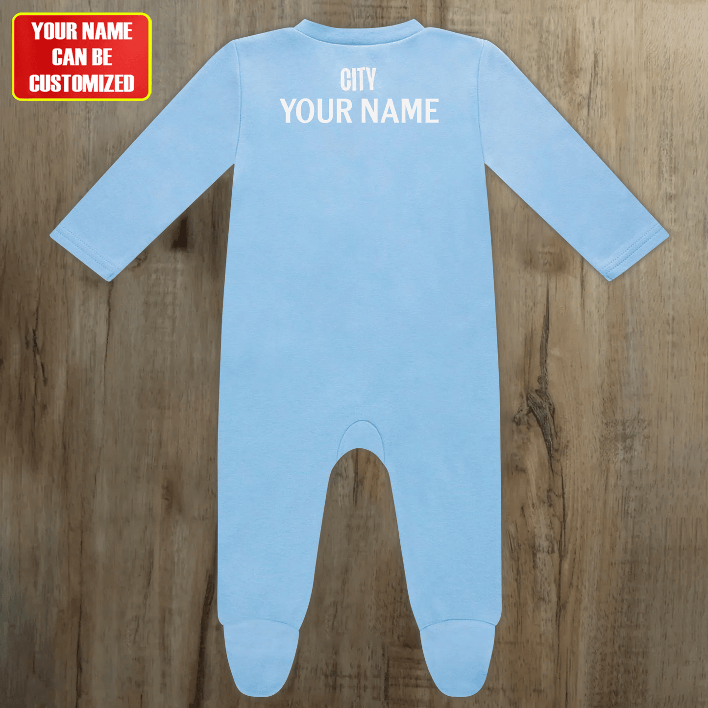 Customized Man city Baby Rib Sleepwear