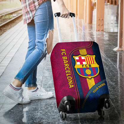 Personalized Barcelona FC Luggage Cover V2