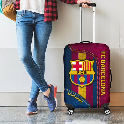 Personalized Barcelona FC Luggage Cover V2