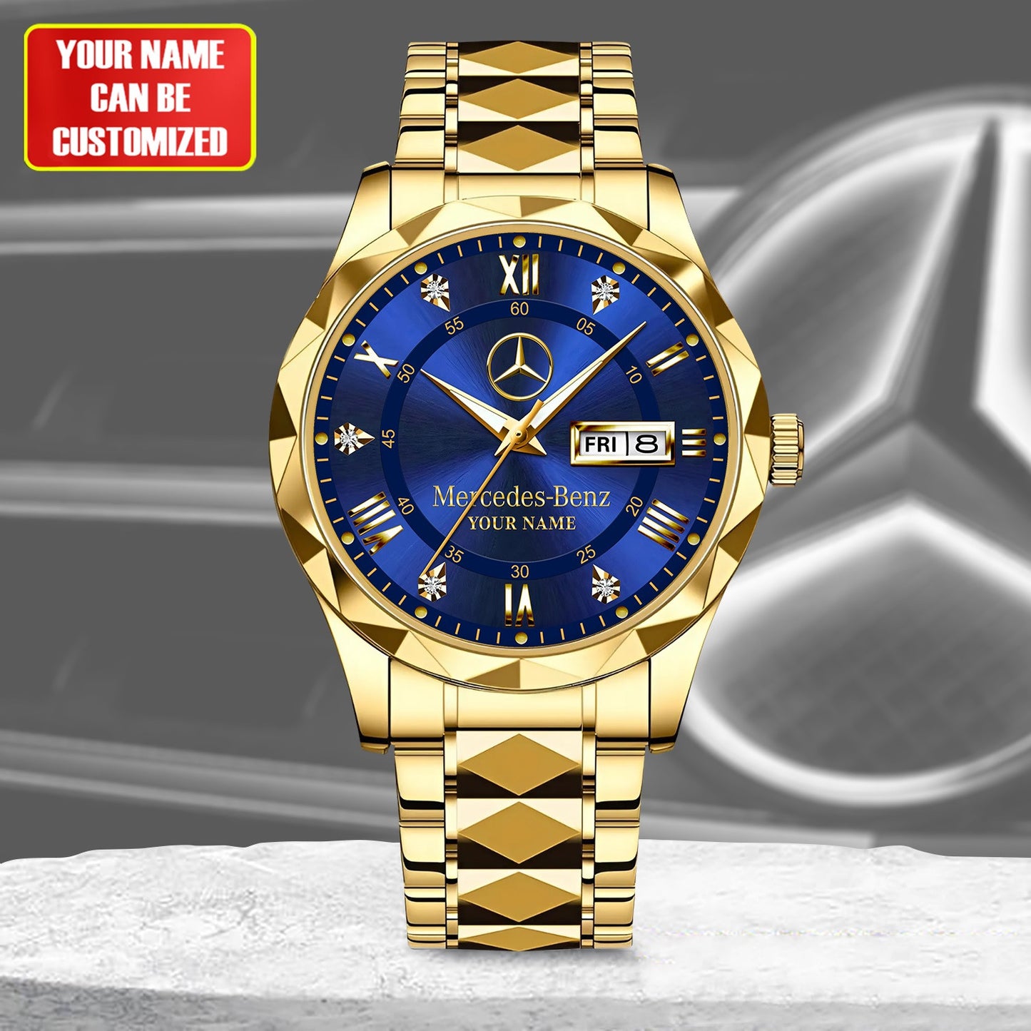 Personalized Merc Elegant Alloy Charley Watch V2