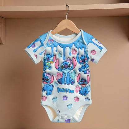 Customized Ohana Jersey , Baby Rib Bodysuit Sizes