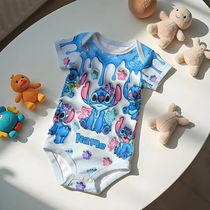Customized Ohana Jersey , Baby Rib Bodysuit Sizes