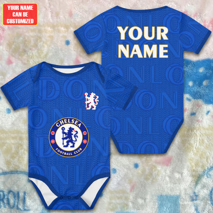 Customized Chelsea London Soccer Jersey , Baby Rib Bodysuit Sizes