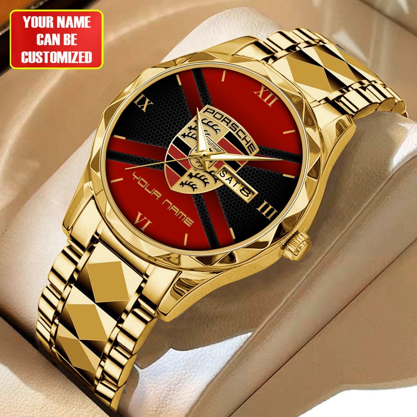 Personalized Pors Elegant Alloy Charley Watch