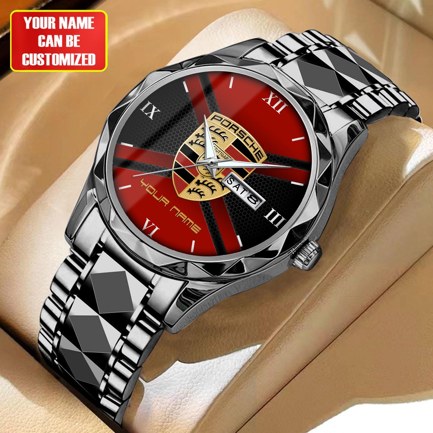 Personalized Pors Elegant Alloy Charley Watch