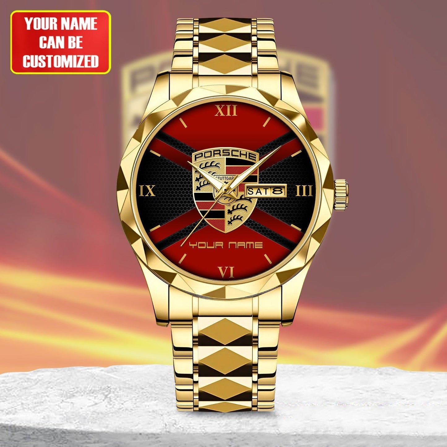 Personalized Pors Elegant Alloy Charley Watch