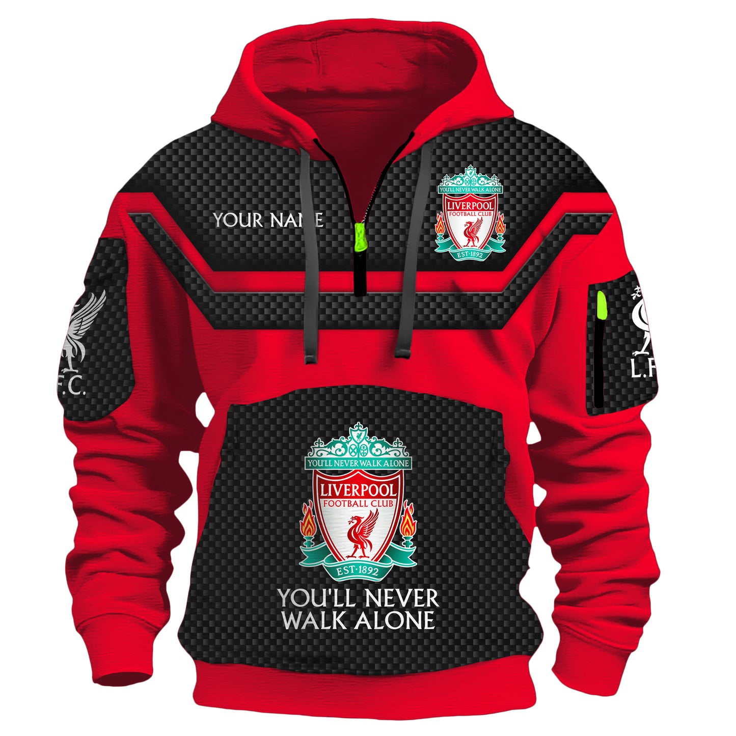 Personalized LVP FC 3D Hoodie Cotton Jacket