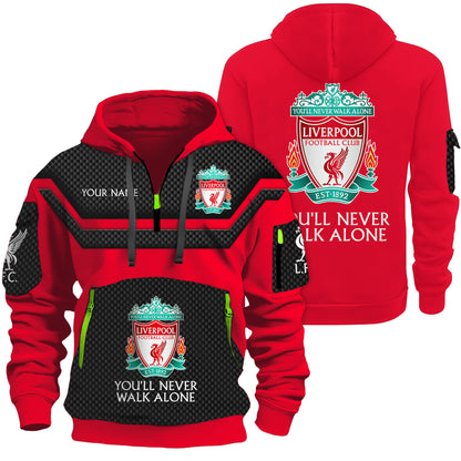Personalized LVP FC 3D Hoodie Cotton Jacket