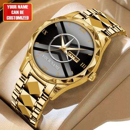Personalized Merc Elegant Alloy Charley Watch