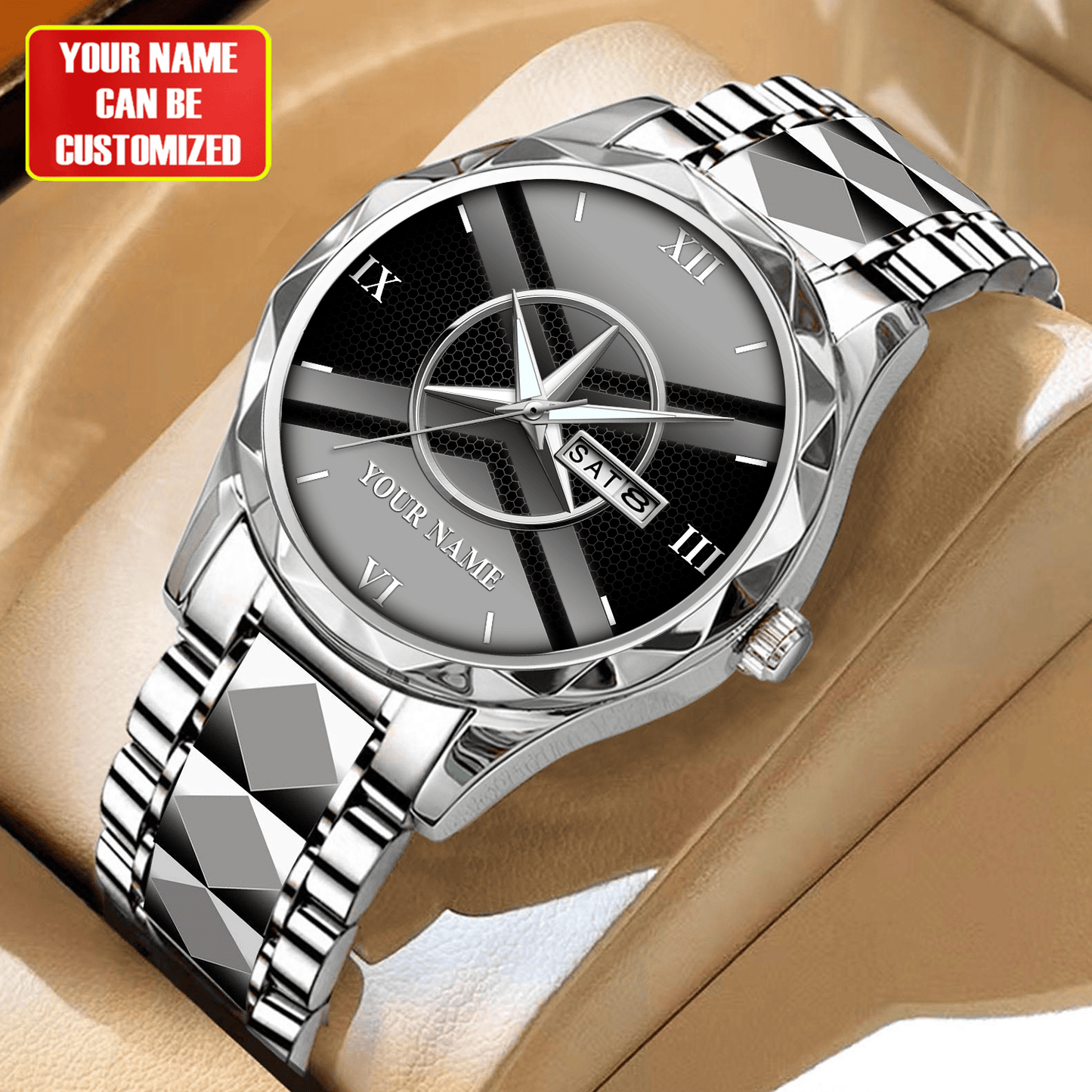 Personalized Merc Elegant Alloy Charley Watch
